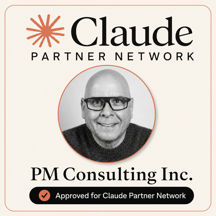 PM Consulting Inc. approved for the Claude Partner Network, Anthropic's official partner program